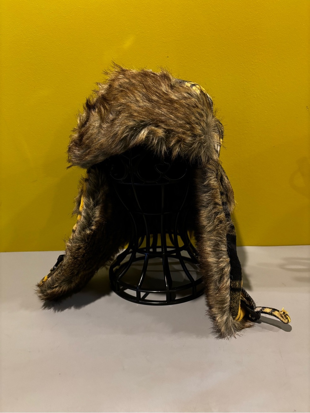Faux Fur Trapper Hat - Brown